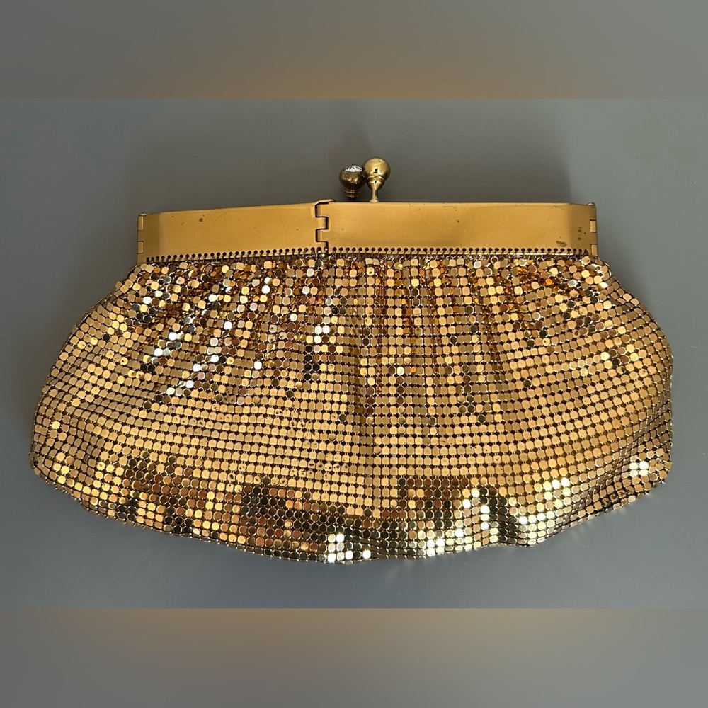 Vintage Gold Mesh Purse & Matching Wallet Set – Whiting & Davis